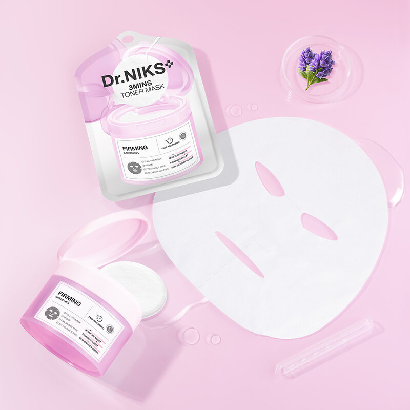 Dr.NIKS 3 Mins Toner Mask Firming [20ml x 6pcs]