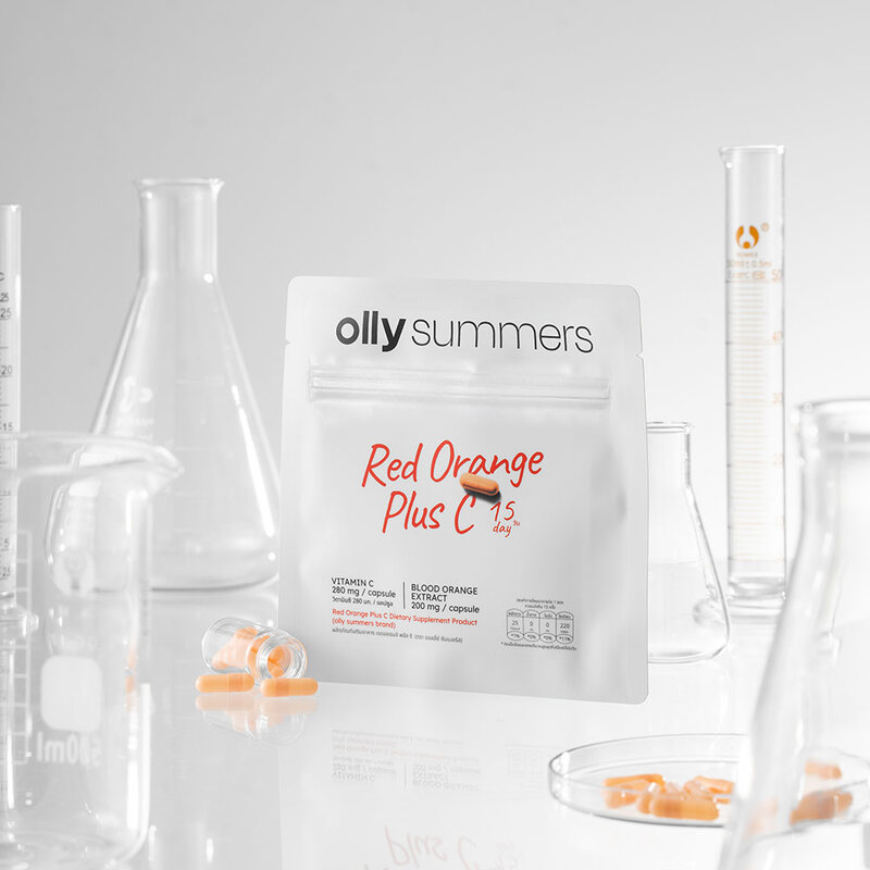 Olly Summers Red Orange Plus C 15 Capsules