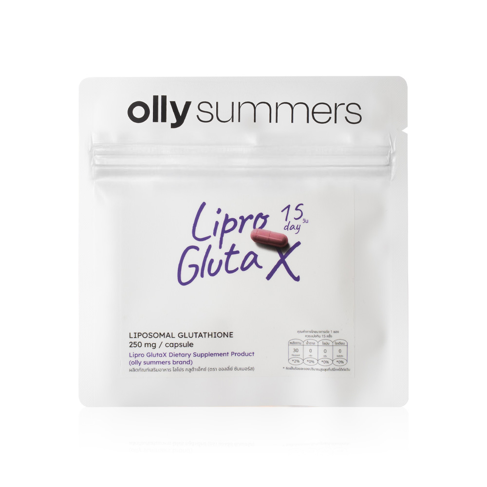Olly Summers Lipro Gluta X 15 Capsules