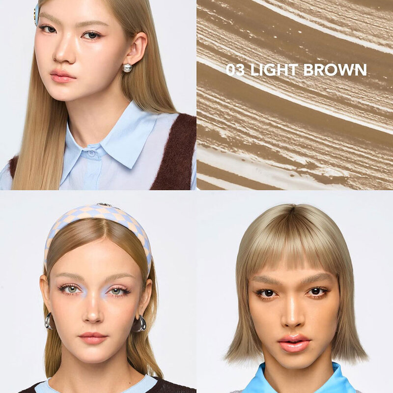 Gentle Colors Preppy Eyebrow Mascara 4g #03 Light Brown