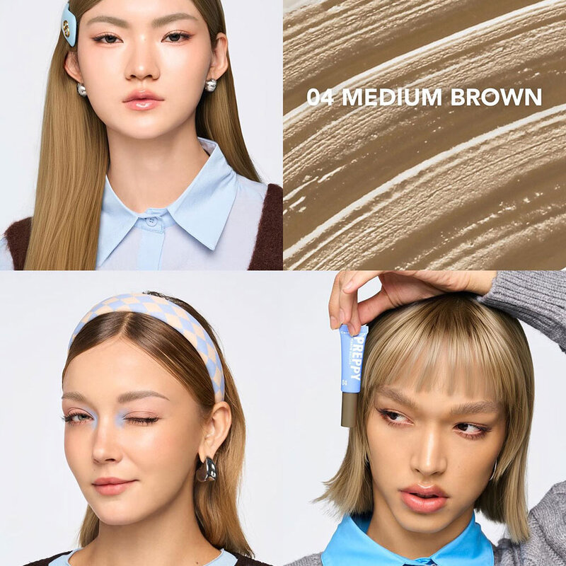 Gentle Colors Preppy Eyebrow Mascara 4g #04 Medium Brown