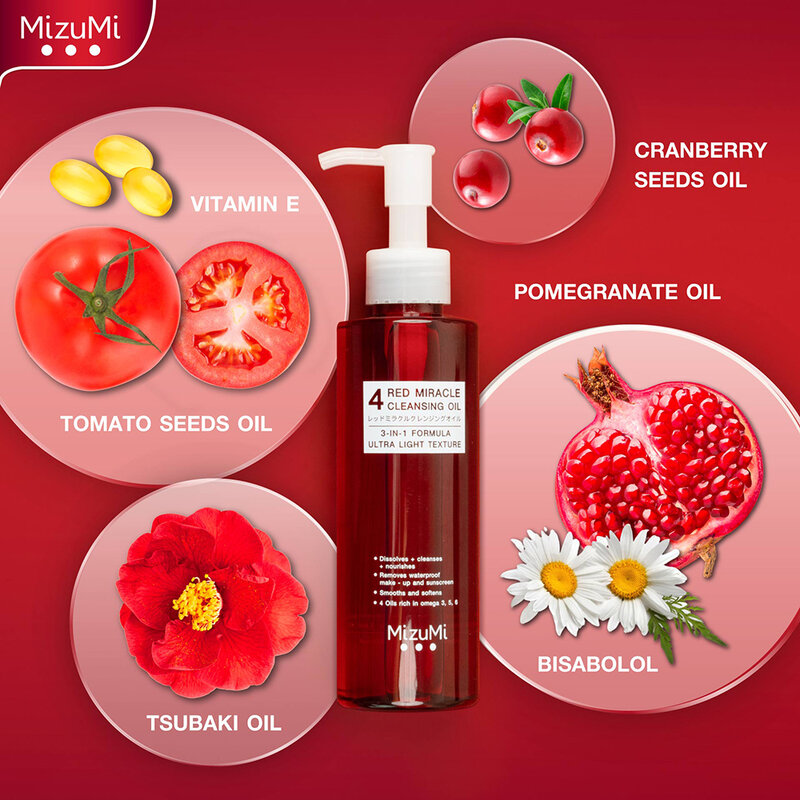 MizuMi 4 Red Miracle Cleansing Oil 150ml