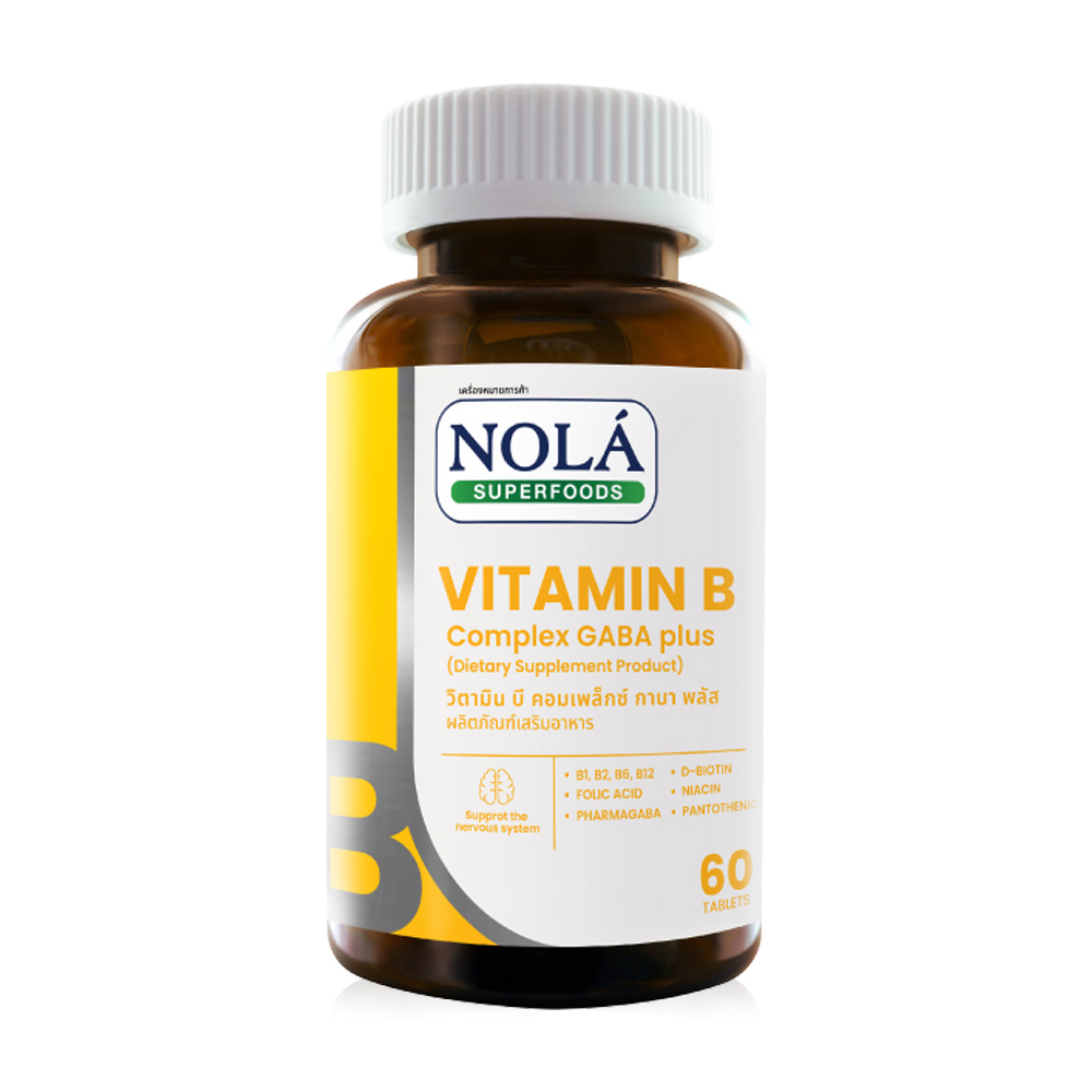 Nola Vitamin B Complex GABA Plus 60 Tablets