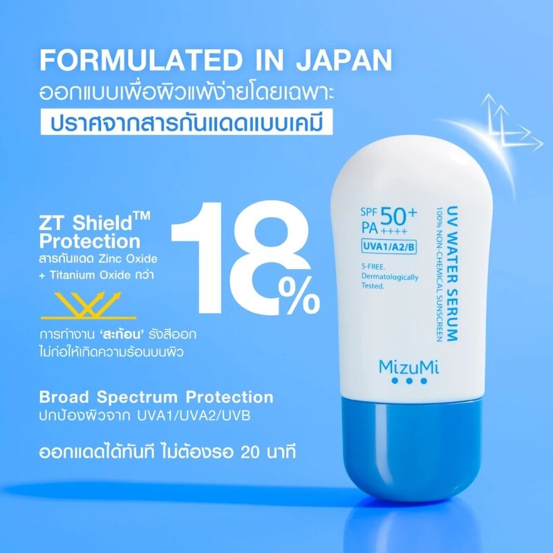 MizuMi UV Water Serum SPF50+/PA++++ 40g