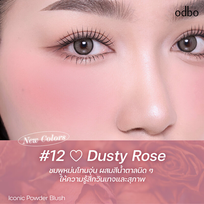 ODBO Iconic Powder Blush 4.2g #OD1325-12