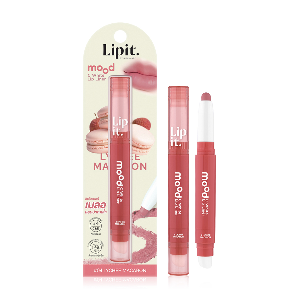 Lip It Mood C White Lip Liner 0.55g #04 Lychee Macaron