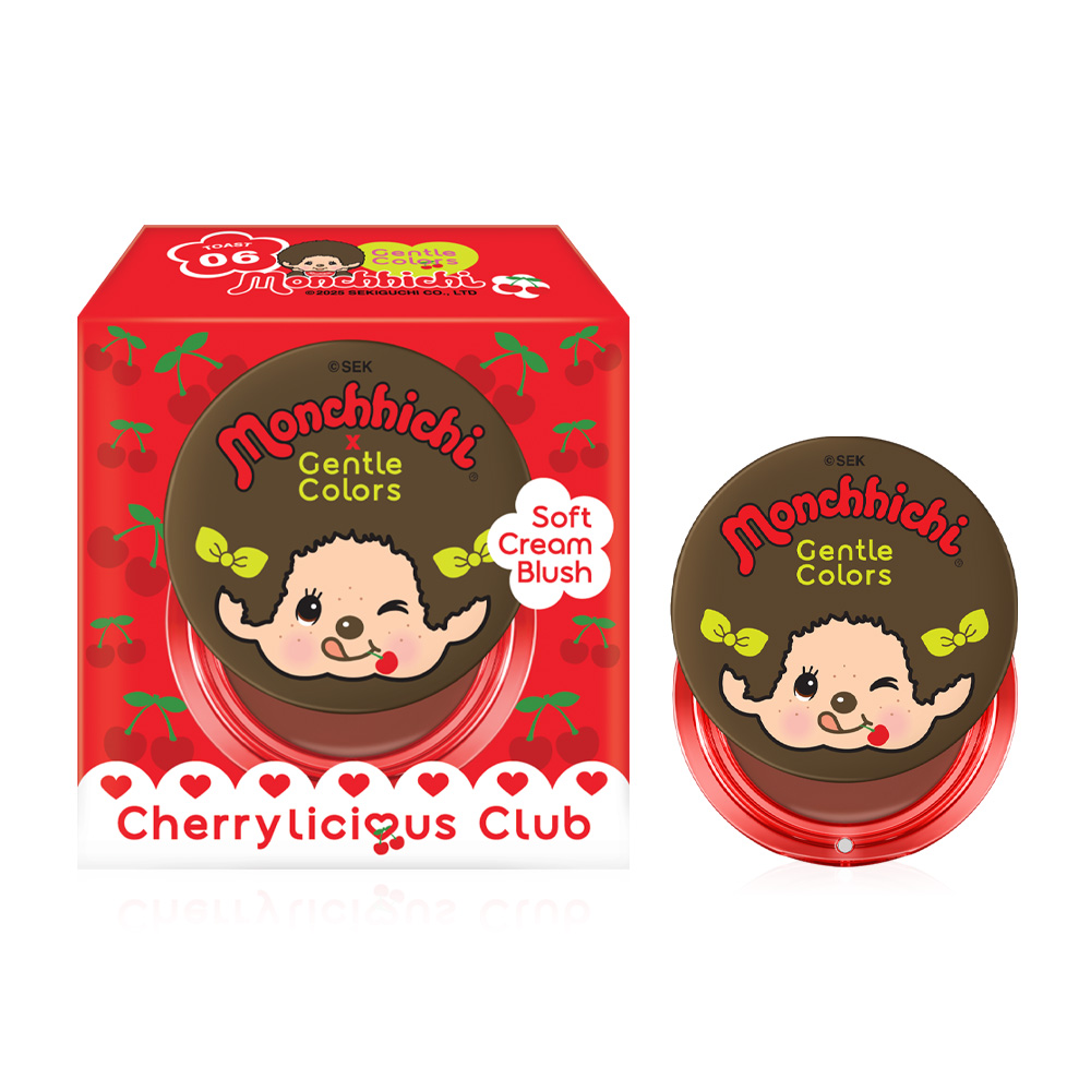 Gentle Colors X Monchchichi Soft Cream Blush 4g #06 Toast