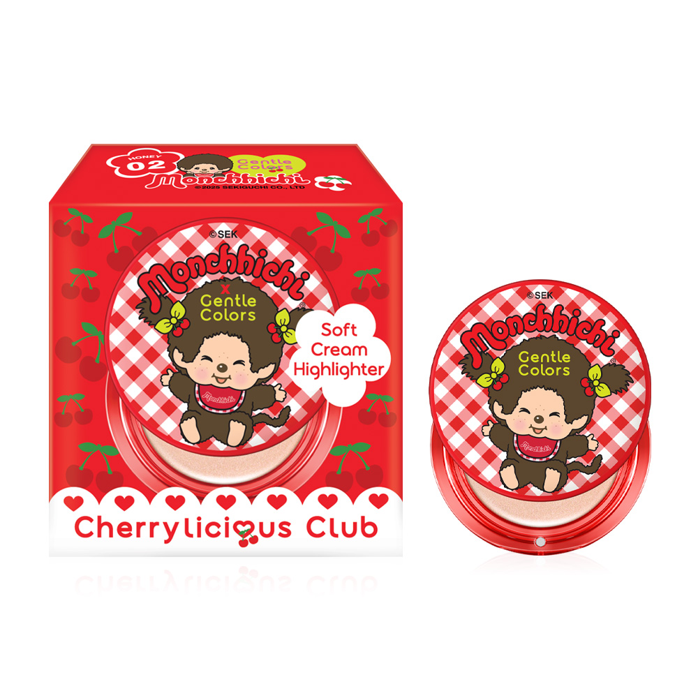 Gentle Colors X Monchchichi Soft Cream Highlighter 4g #02 Honey