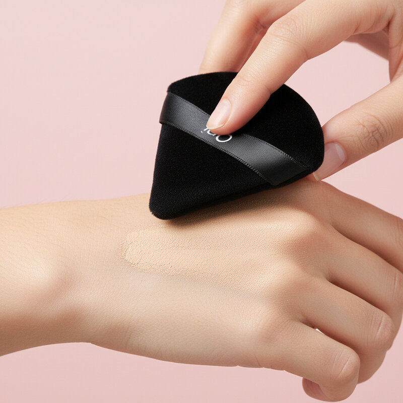 Oni Triangle Powder Puff 2pcs #Black