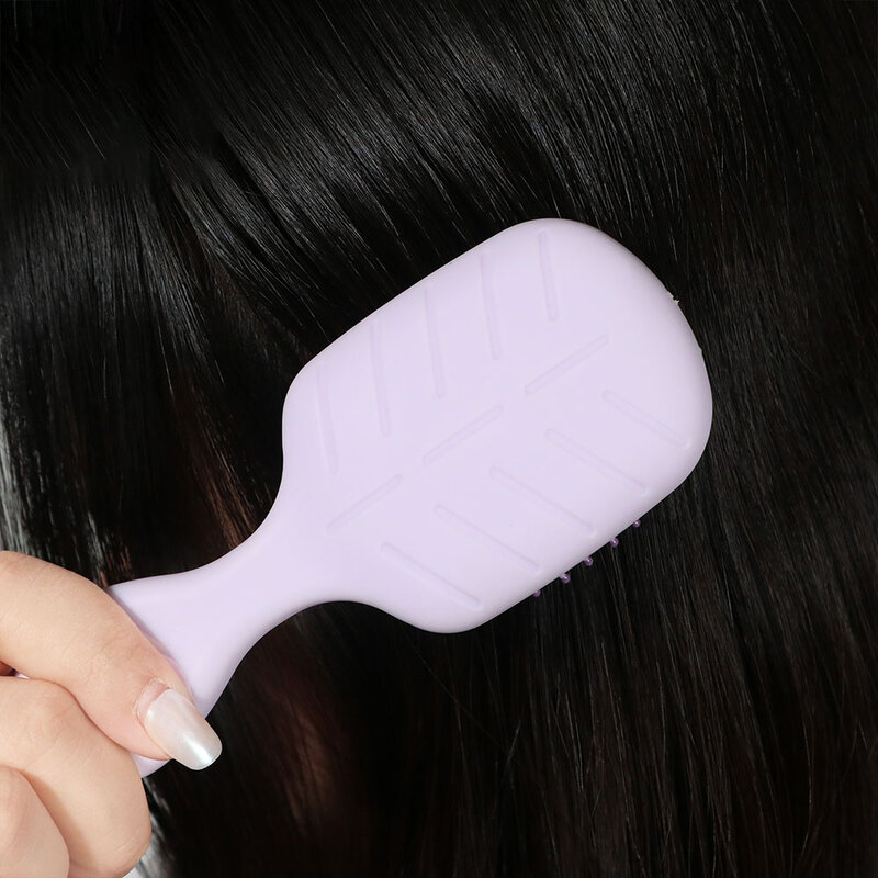 KVY Mini Air Cushion Hair Comb #Purple