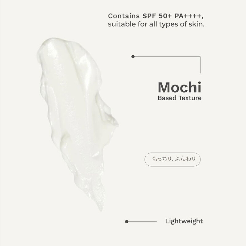 Moche Mochi Smooth & Powdery UV Shield SPF50+ PA++++ 80g