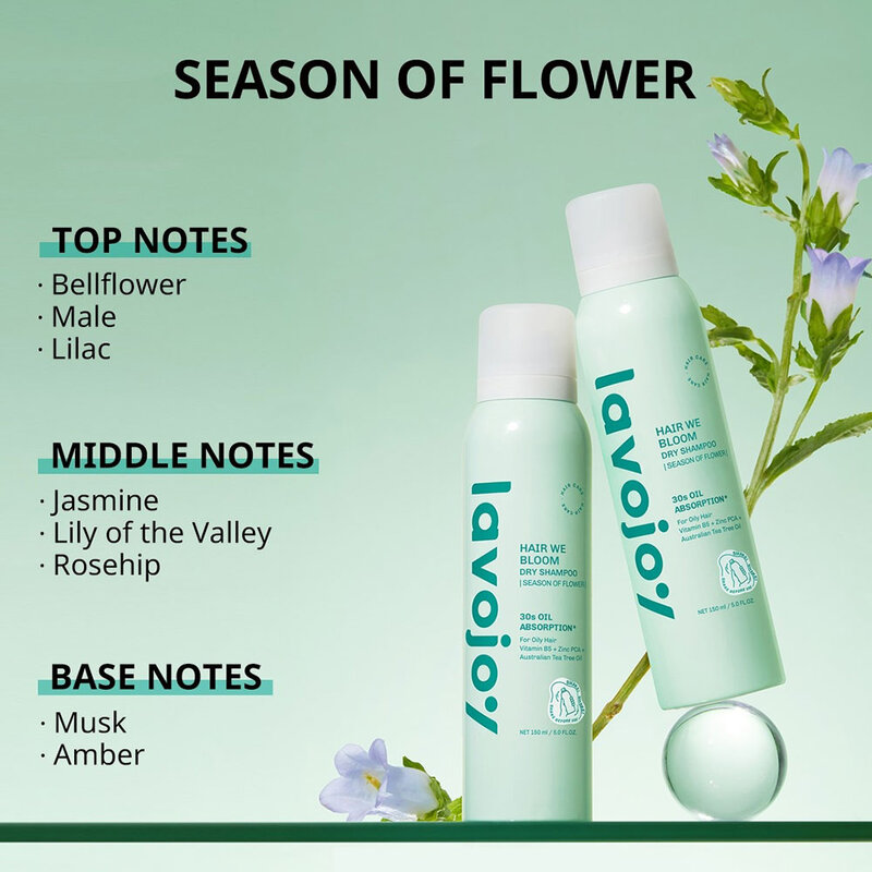 Lavojoy Hair We Bloom Dry Shampoo Season of Flower 150ml