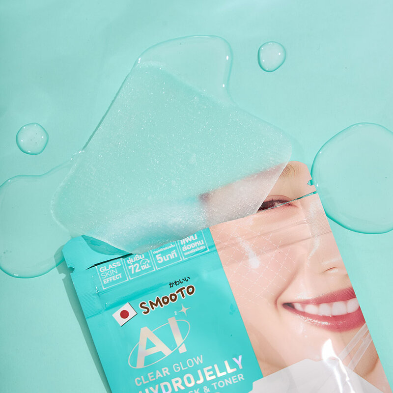 Smooto Clear Glow Hydrojelly Mask & Toner Pad 8 Pads