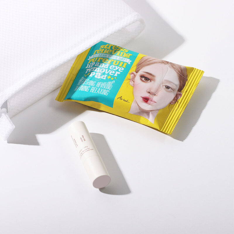 ARIUL Stress Relieving Purefull Lip And Eye Remover Pad 30 Pads