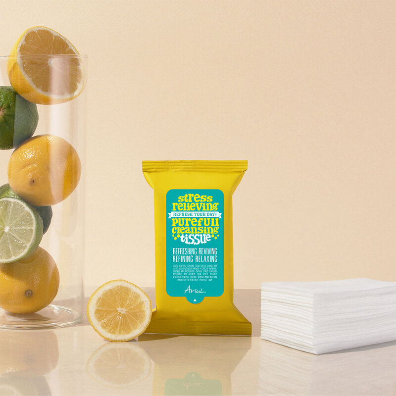 ARIUL Stress Relieving Purefull Cleansing Tissue 15 Sheets