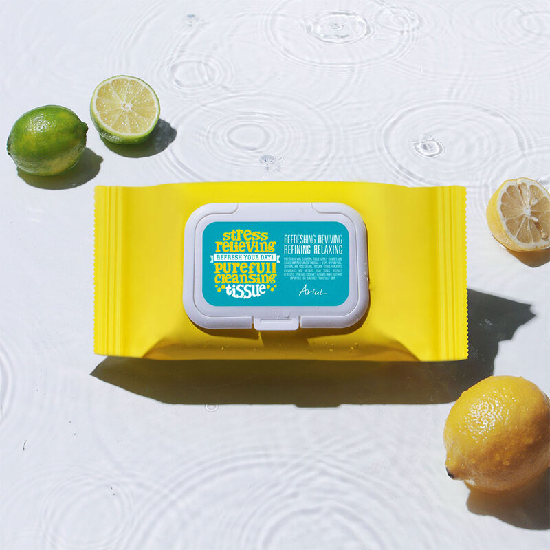 ARIUL Stress Relieving Purefull Cleansing Tissue 80 Sheets