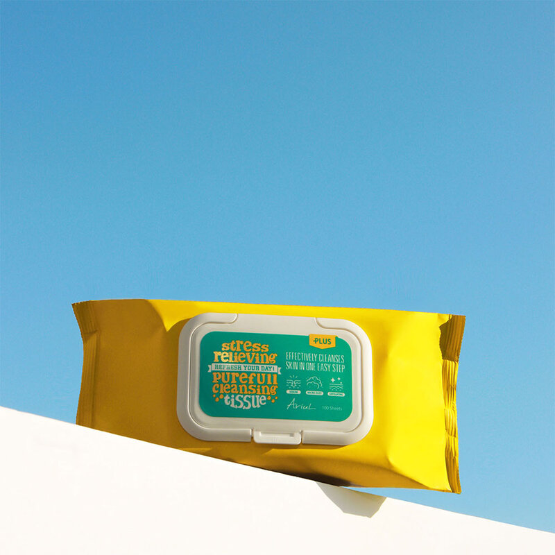 ARIUL Stress Relieving Purefull Cleansing Tissue 80 Sheets