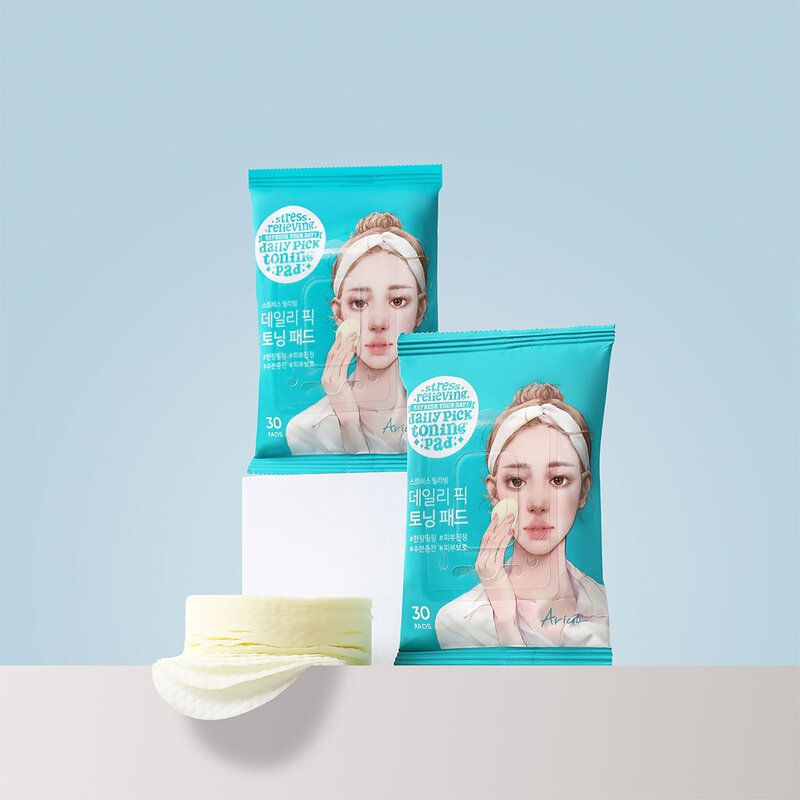 ARIUL Stress Relieving Daily Pick Toning Pad 30 Sheets