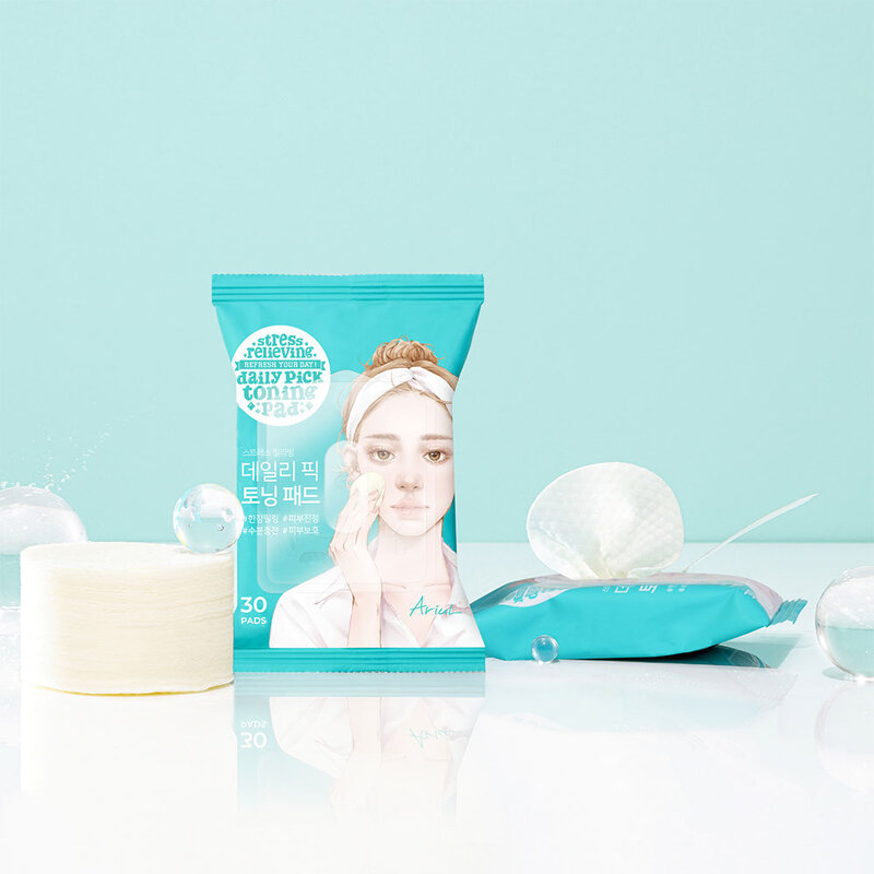 ARIUL Stress Relieving Daily Pick Toning Pad 30 Sheets