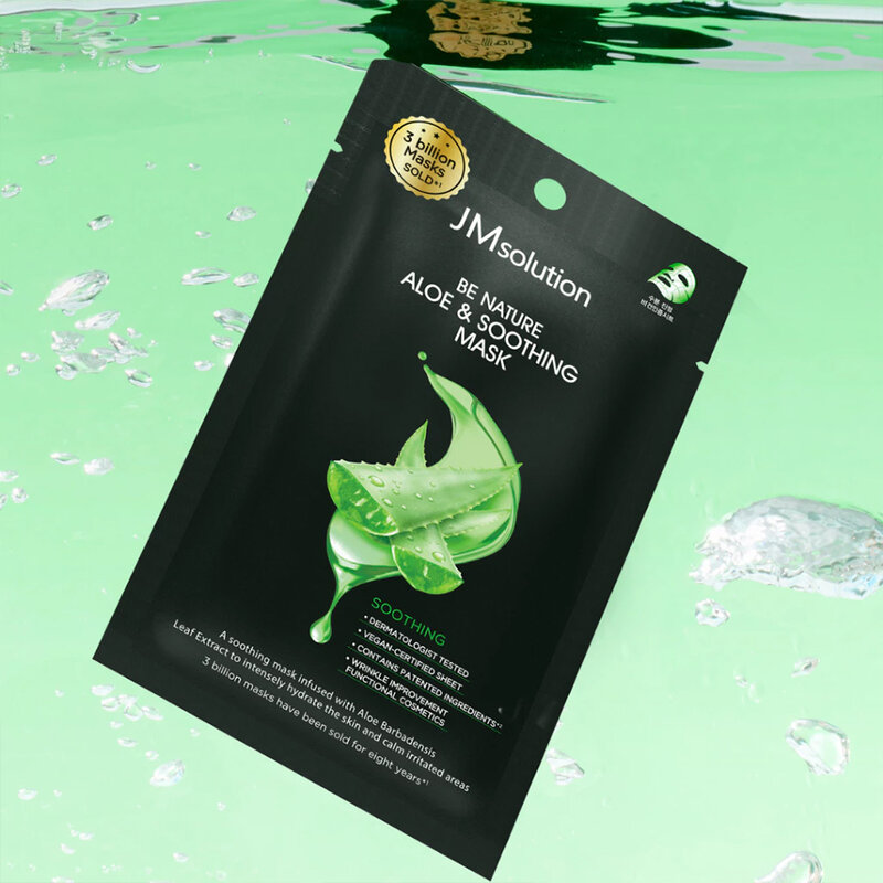 JM Solution Be Nature Aloe & Soothing Mask [24ml x 4pcs]
