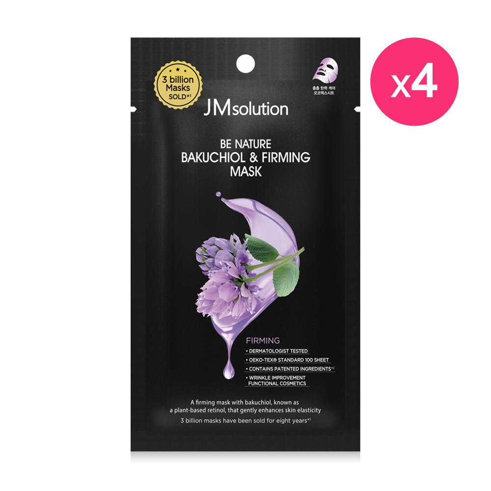 JM Solution Be Nature Bakuchiol & Firming Mask [24ml x 4pcs]
