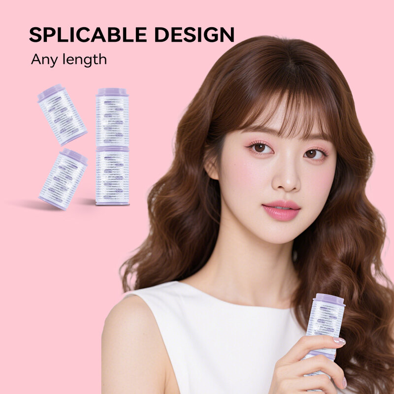 KVY Aluminum Core Hair Rollers 4pcs #Purple