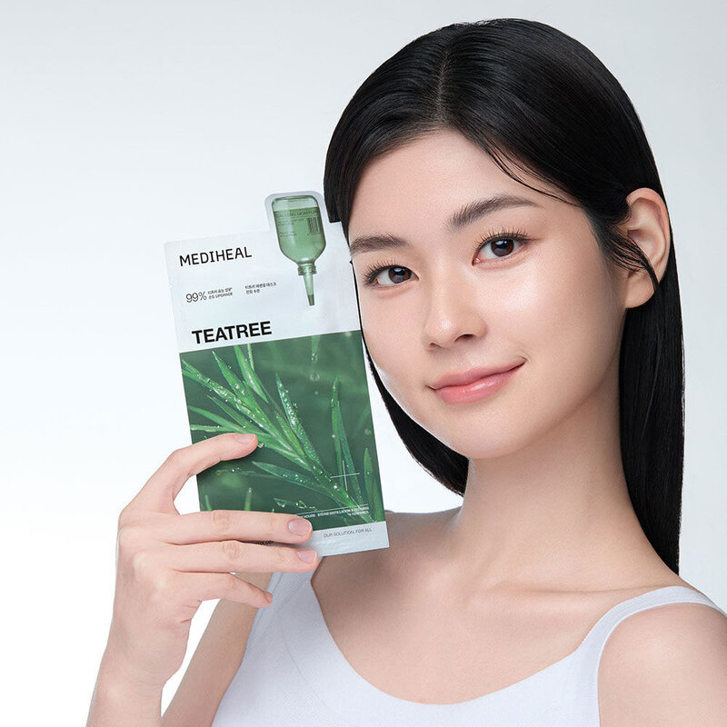 Mediheal Teatree Essential Mask Calming Moisture Box [24ml x 4pcs]