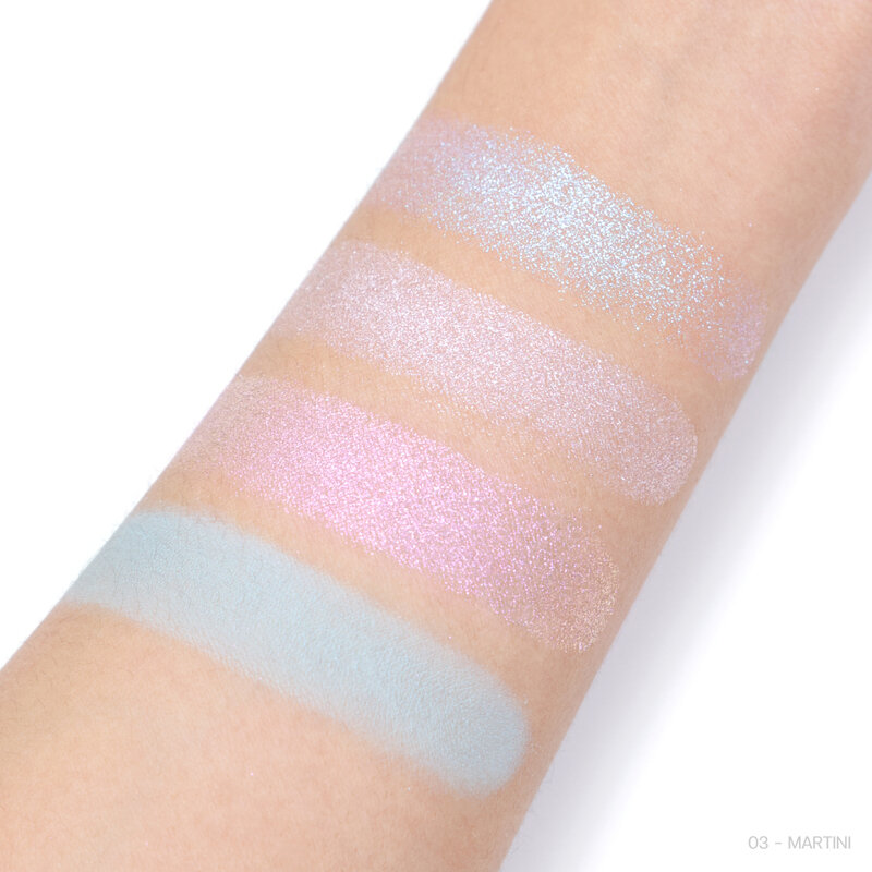 Mei Linda Glitter On Shadow Palette 6.8g #03 Martini