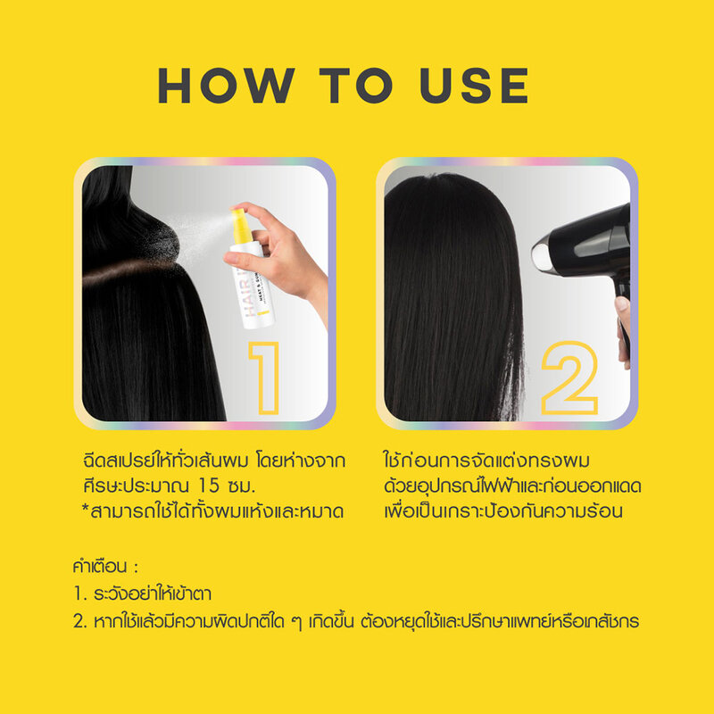 Hair It Heat & Sun Protection Shiny Spray 100g