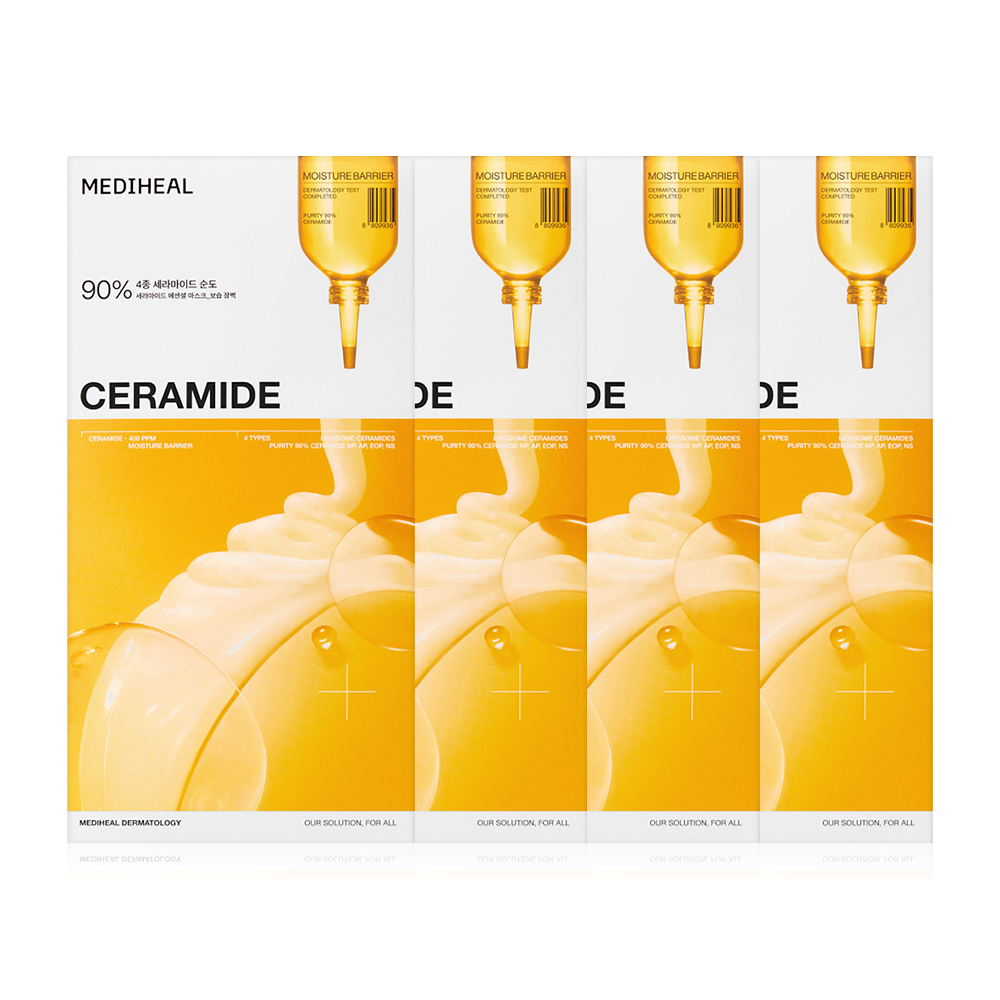 Mediheal Ceramide Essential Mask Moisture Barrier Box [24ml x 4pcs]