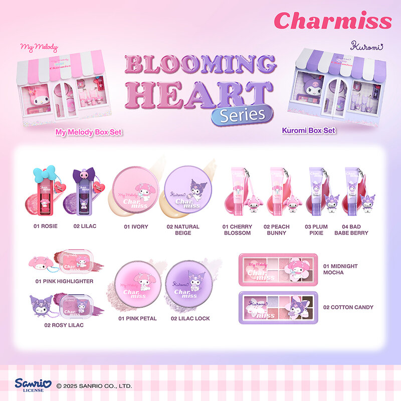 Charmiss Mixed Product Blooming Heart Kuromi 1 Set
