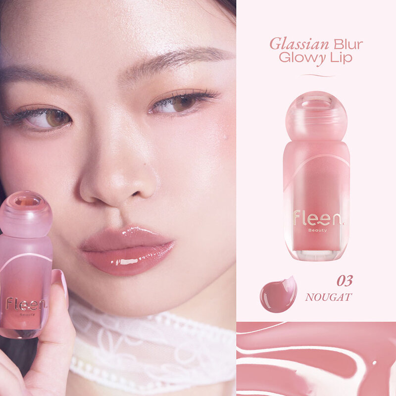 Fleen Beauty Glassian Blur Glowy Lip 3.2g #03 Nougat