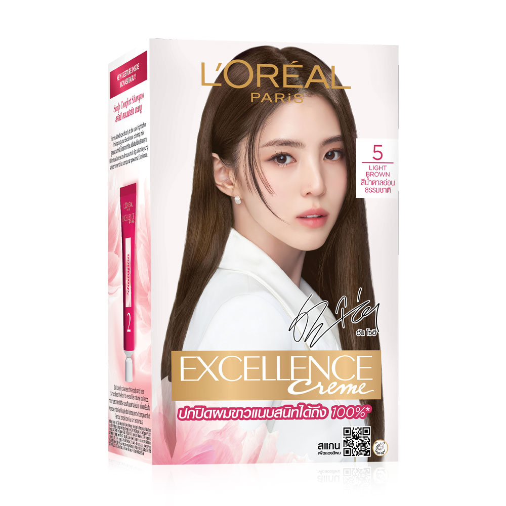Loreal Paris Excellence Crème Natural Shade 172g #5 Light Brown