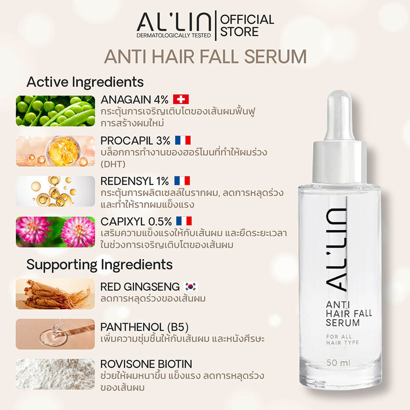 Al'lin Anti Hair Loss Serum 50ml