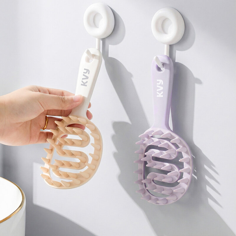 KVY Hollow Shampoo Brush #Purple