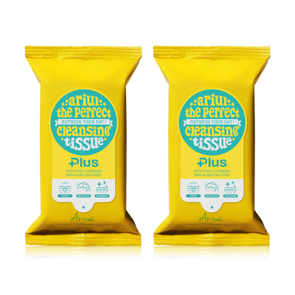 ARIUL The Perfect Cleansing Tissue Plus [20 Sheets x 2 pcs]