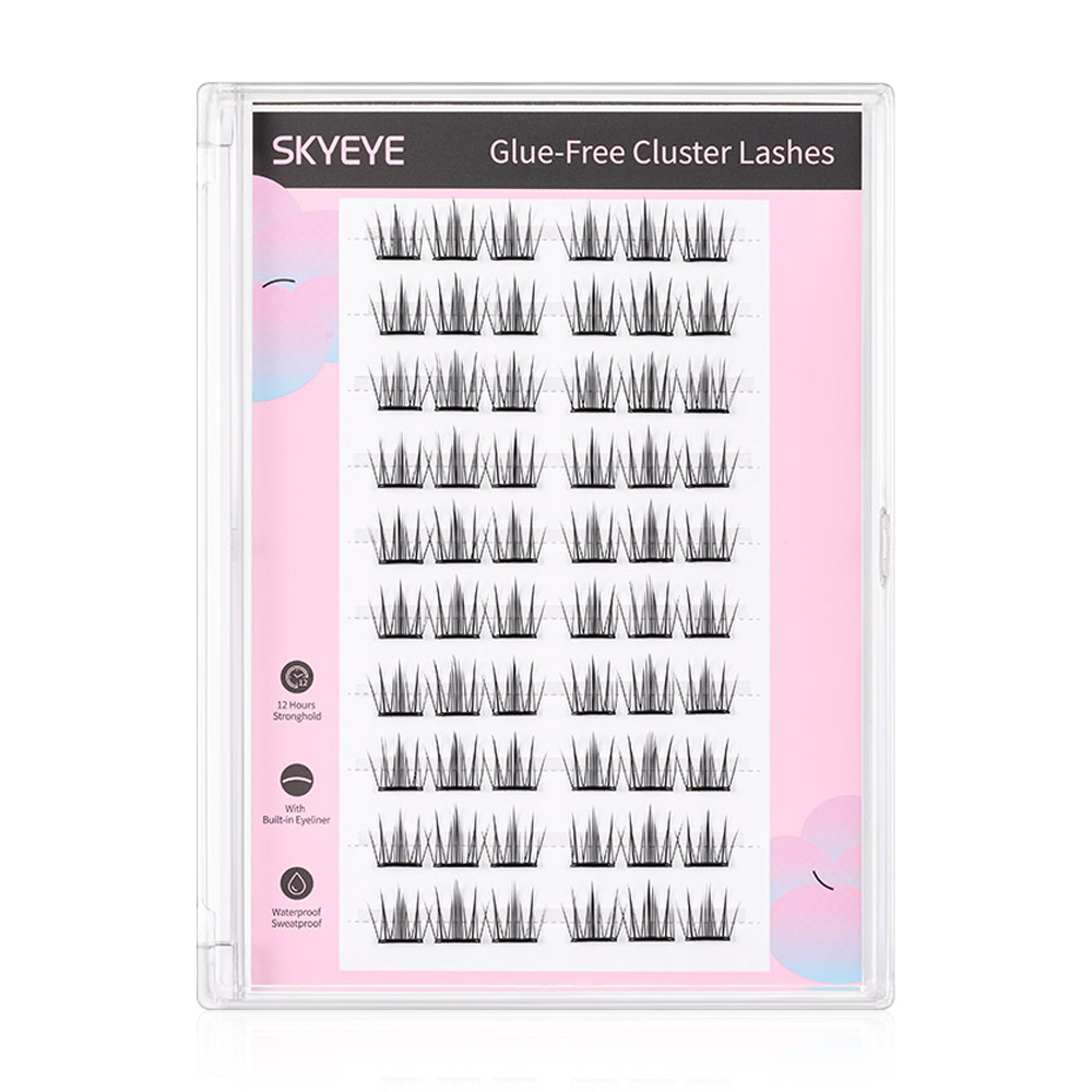 SKYMI Eyelashes Black Glue 60pcs #S165 Bambi