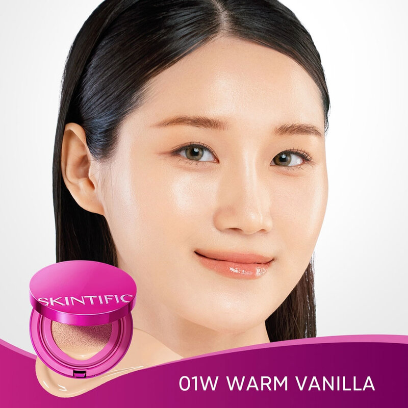 SKINTIFIC Cover Glow Perfect Cushion 11g #01W Warm Vanilla