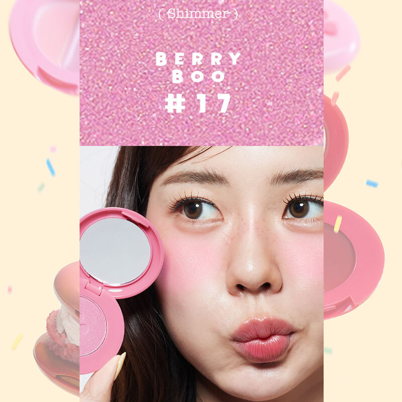 4U2 Shimmer Blush 3.1g #17 Berry Boo