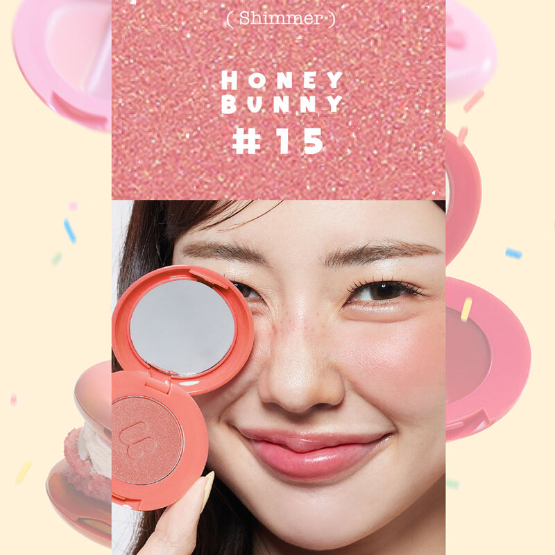 4U2 Shimmer Blush 3.1g #15 Honey Bunny
