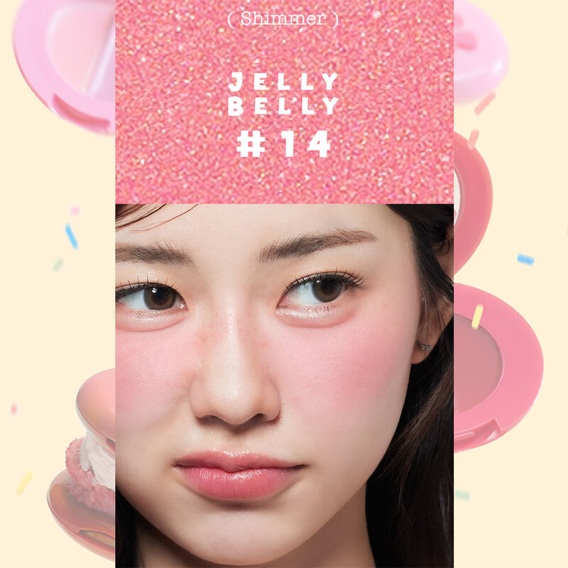 4U2 Shimmer Blush 3.1g #14 Jelly Belly