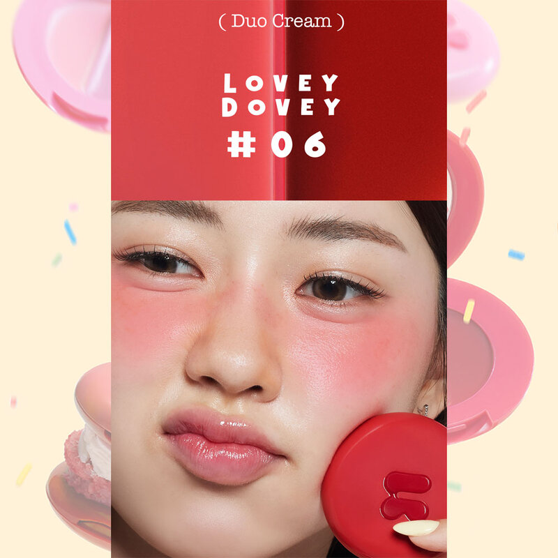 4U2 Duo Cream Blush 2.8g #06 Lovey Dovey