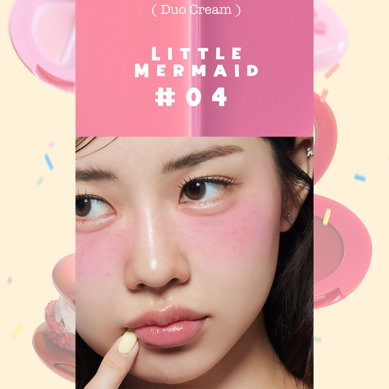 4U2 Duo Cream Blush 2.8g #04 Little Mermaid