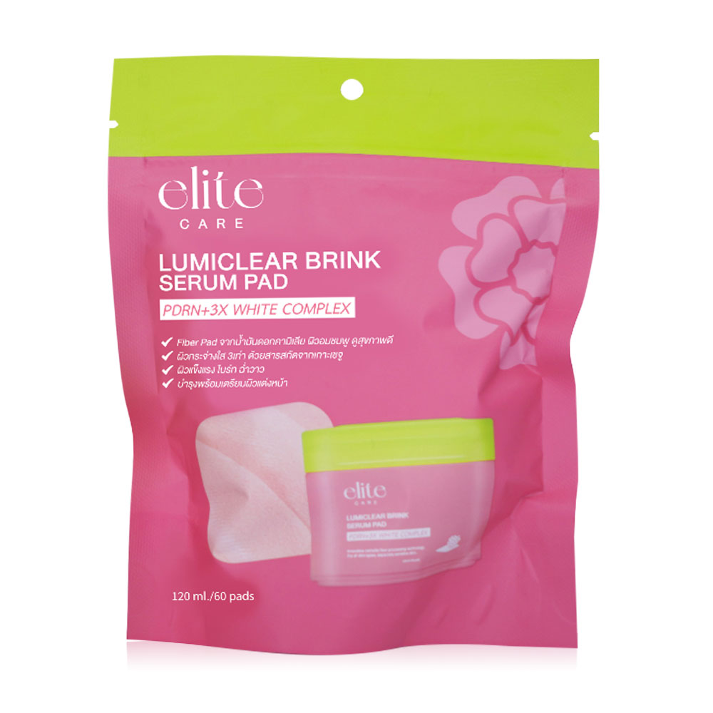 Elite Care LumiClear Brink Serum Pad Refill 60 Pads