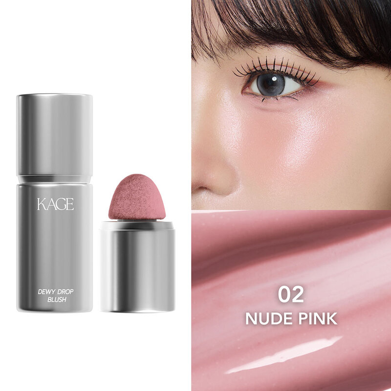 KAGE Dewy Drop Blush 7.5g #02 Nude Pink