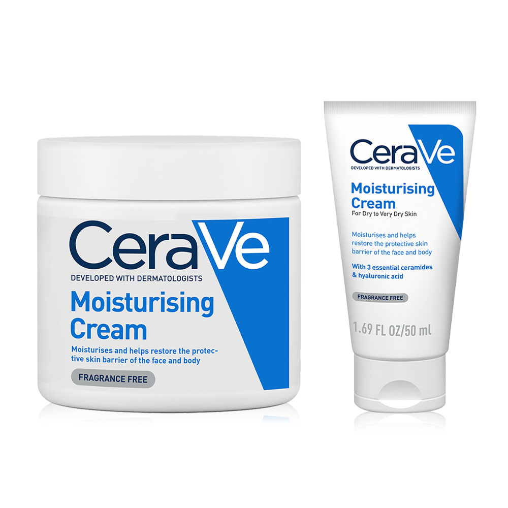 CeraVe Buy 1 Get 1 Moisturising Cream 454ml  +  [Free! Moisturising Cream 50ml]