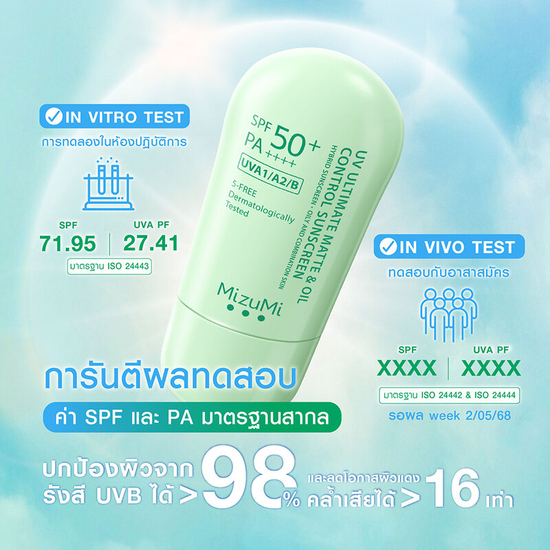 MizuMi UV Ultimate Matte & Oil Control Sunscreen 40g