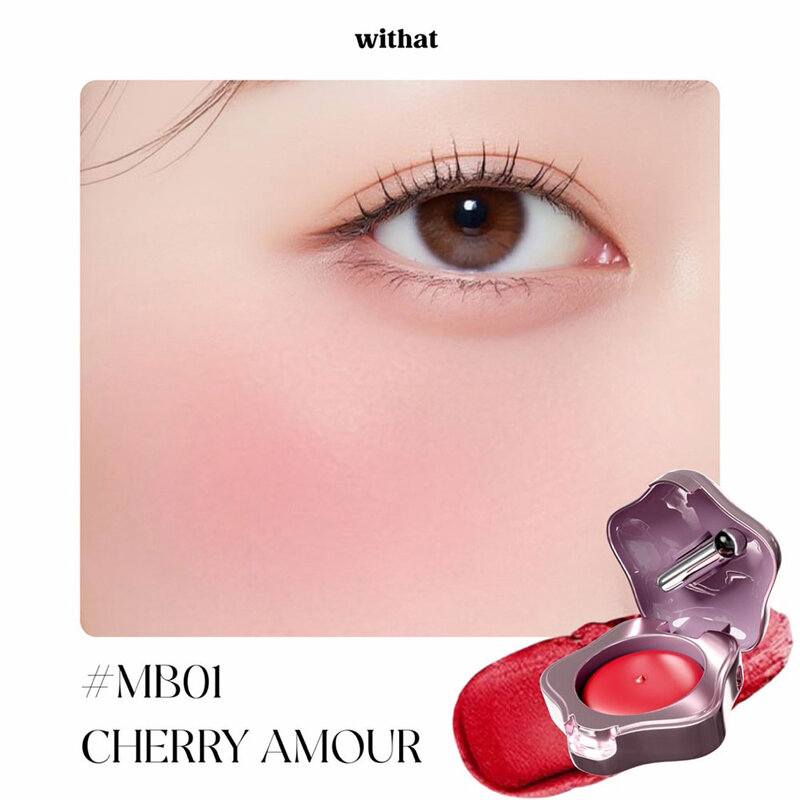 withat Mousse Cake Blush 5g #MB01 Cherry Amour