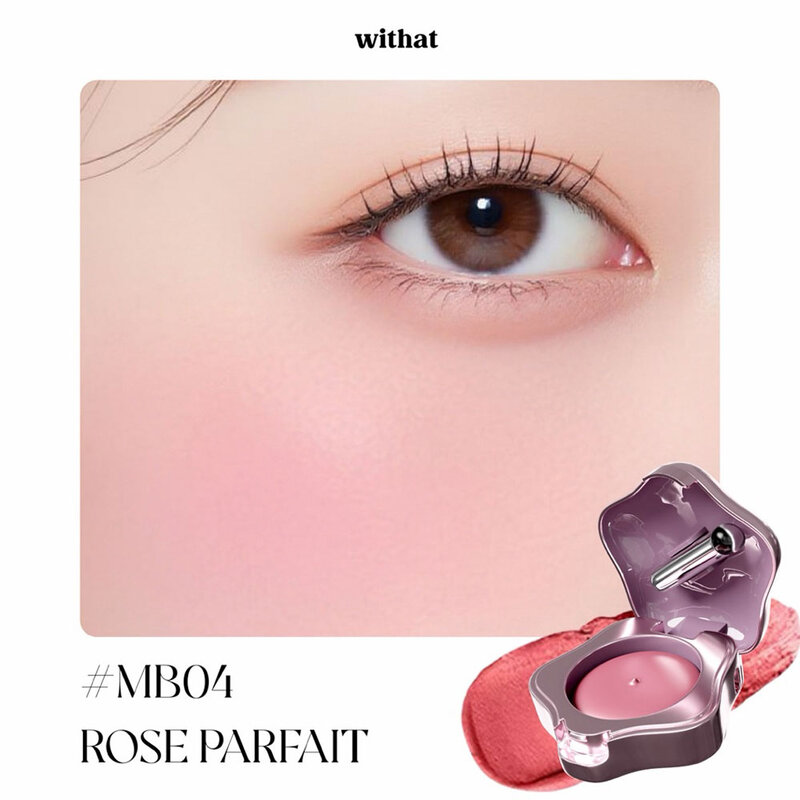 withat Mousse Cake Blush 5g #MB04 Rose Pafait