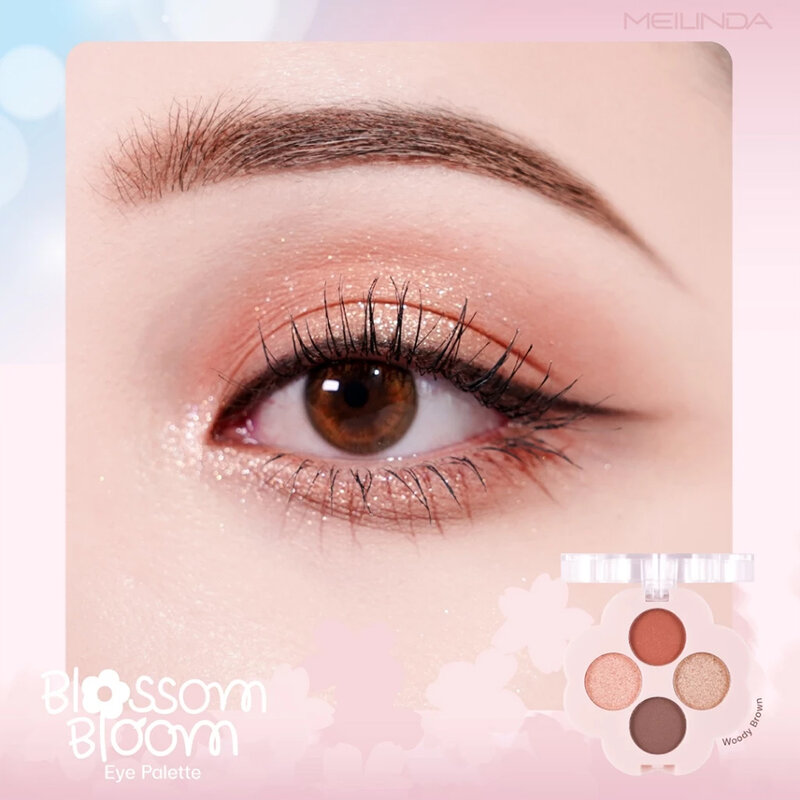 Mei Linda Blossom Bloom Eye Palette 2.6g #01 Woody Brown